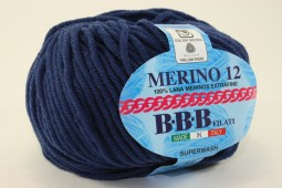 Пряжа BBB MERINO 12 (Цвет: 9509 синий)