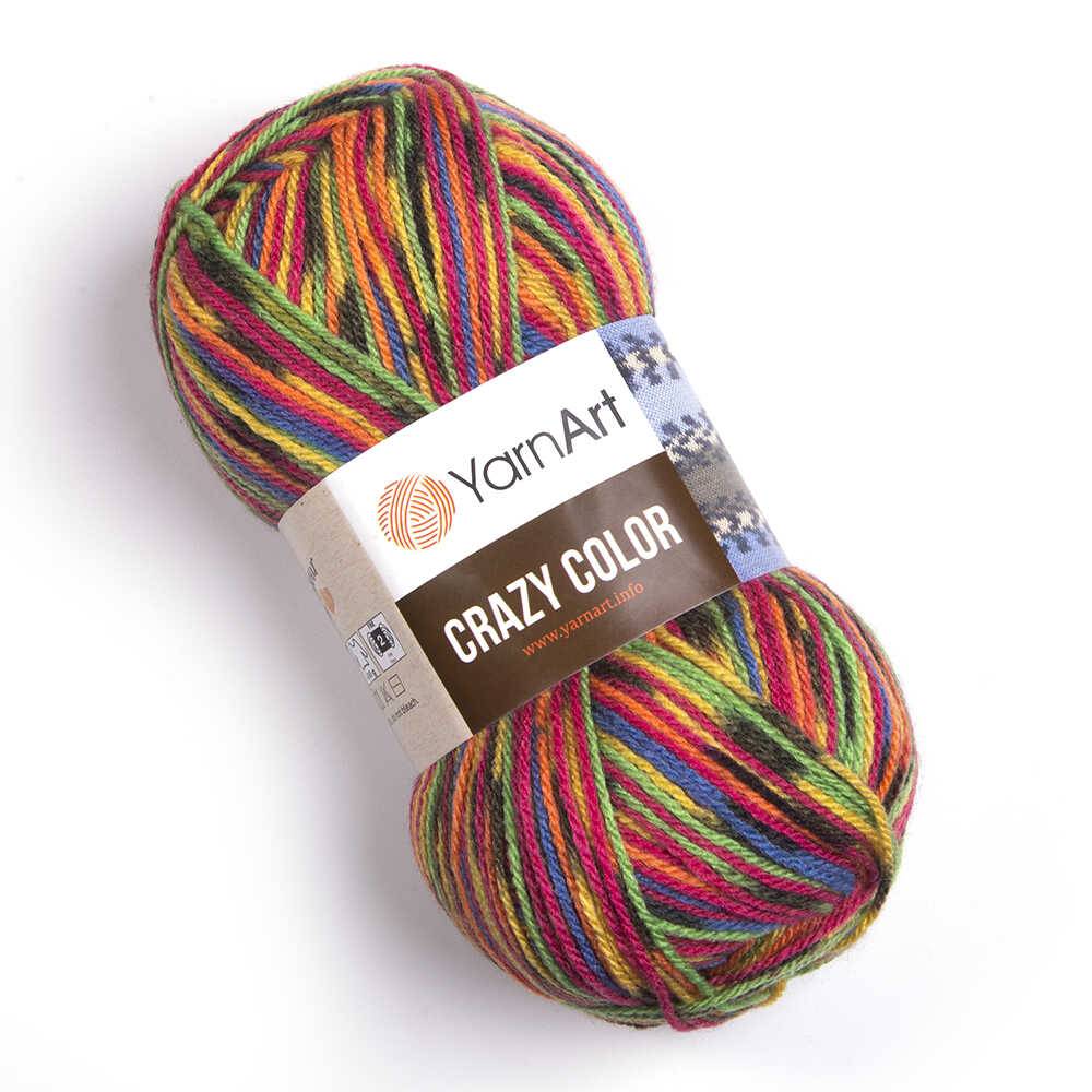 Пряжа Yarn Art CRAZY COLOR (Цвет: 148 радуга)