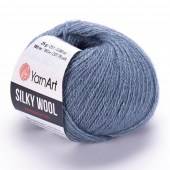 Пряжа Yarn Art SILKY WOOL (Цвет: 331 темно-серый)