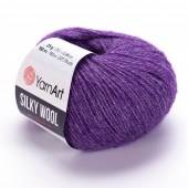 Пряжа Yarn Art SILKY WOOL (Цвет: 334 фиолетовый)