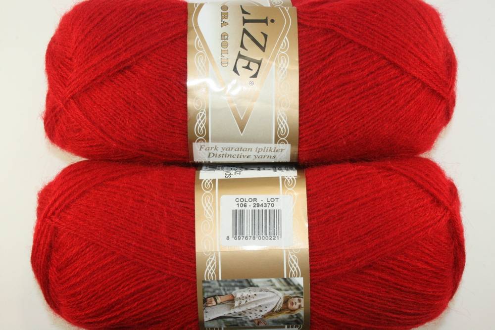 Пряжа Alize ANGORA GOLD (Цвет: 106 красный)