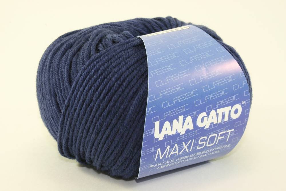 Пряжа Lana Gatto MAXI SOFT (Цвет: 13856 темно-синий)