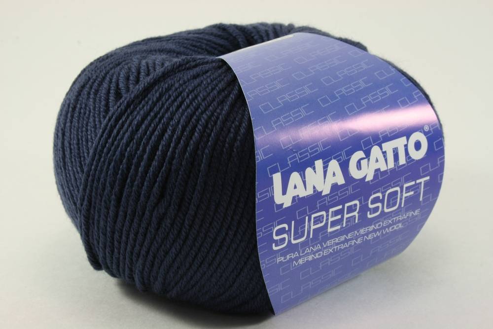 Пряжа Lana Gatto SUPER SOFT (Цвет: 13607 темно-синий)