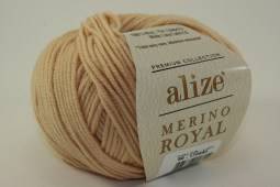 Пряжа Alize MERINO ROYAL (Цвет: 96 беж)