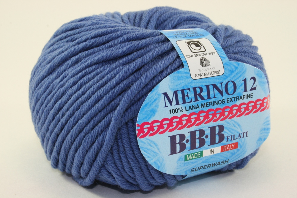 Пряжа BBB MERINO 12 (Цвет: 13 джинс)