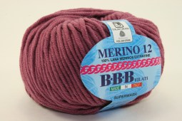 Пряжа BBB MERINO 12 (Цвет: 19 сухая роза)