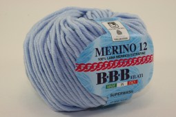 Пряжа BBB MERINO 12 (Цвет: 86277 светло-голубой)