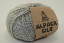 Пряжа Кутнор ALPACA SILK (Цвет: 0434 св.серый меланж)