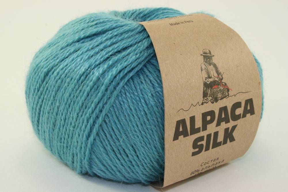 Пряжа Кутнор ALPACA SILK (Цвет: 1641 лазурный)