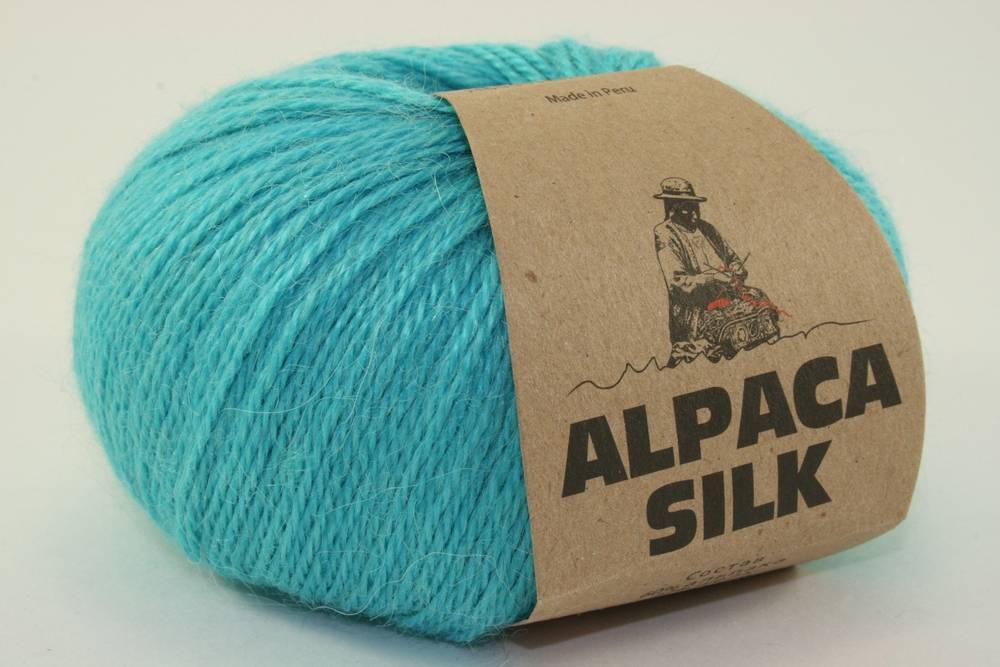 Пряжа Кутнор ALPACA SILK (Цвет: 3743 яркая бирюза)