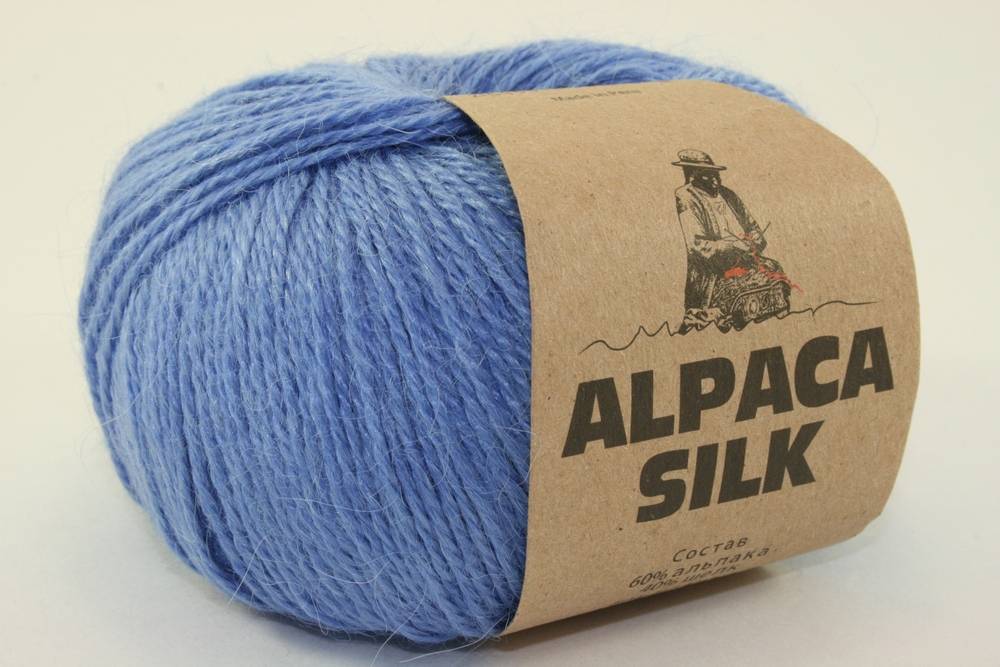 Пряжа Кутнор ALPACA SILK (Цвет: 9017 голубой)