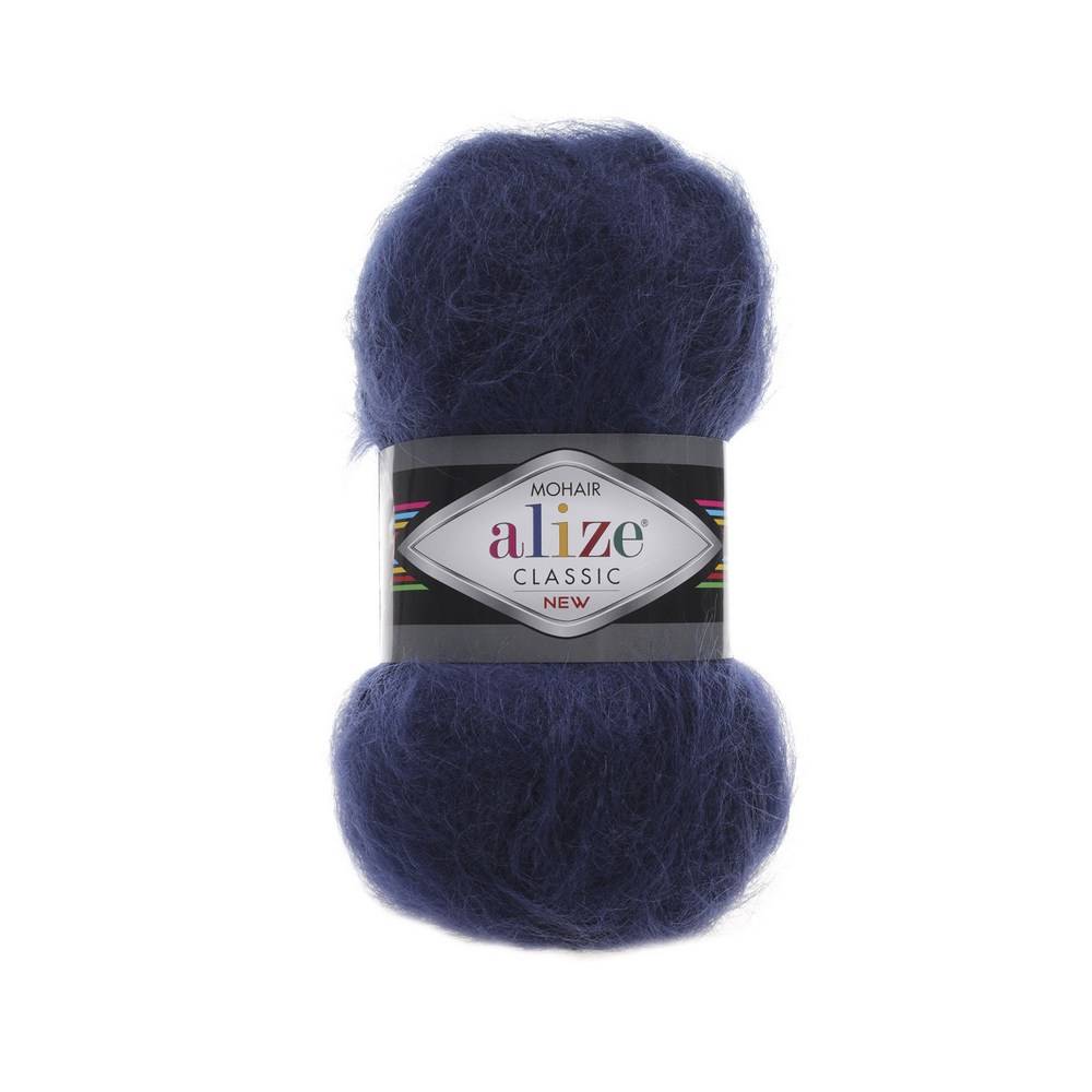 Пряжа Alize MOHAIR CLASSIC (Цвет: 395 темно-синий)