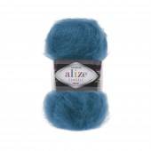 Пряжа Alize MOHAIR CLASSIC (Цвет: 646 темная бирюза)