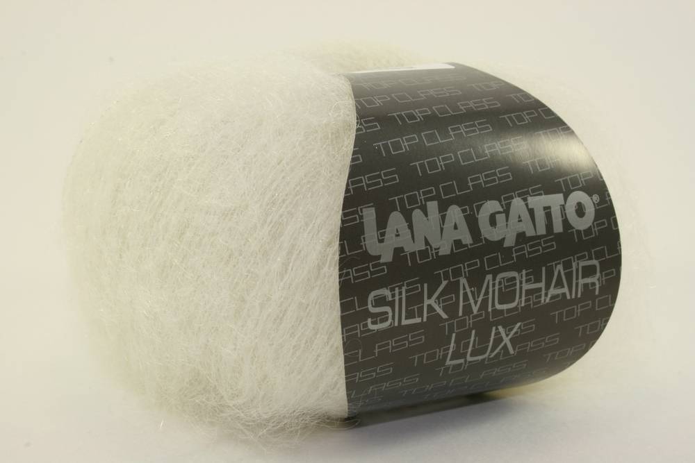 Пряжа Lana Gatto SILK MOHAIR LUX (Цвет: 6028 молочный)