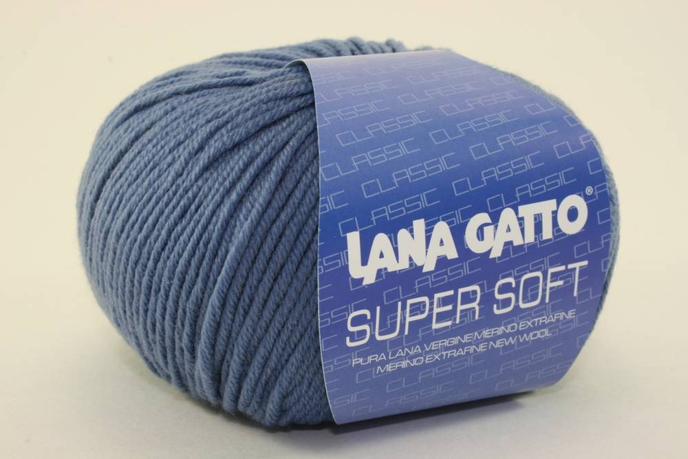 Пряжа Lana Gatto SUPER SOFT (Цвет: 10173 джинс)