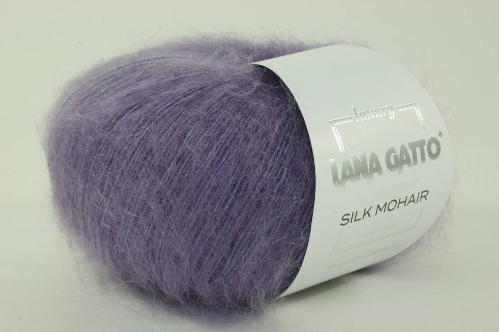 Пряжа Lana Gatto SILK MOHAIR  (Цвет: 8391 сиреневый)