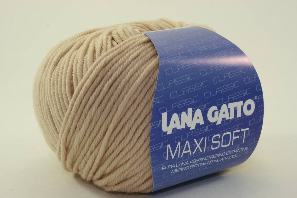 Пряжа Lana Gatto MAXI SOFT (Цвет: 12530 бежевый)