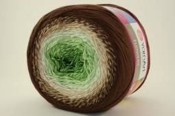 Пряжа Yarn Art FLOWERS (Цвет: 272 зелено-коричневый)