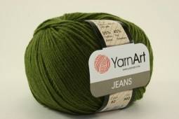 Пряжа Yarn Art JEANS  (Цвет: 82 хаки)