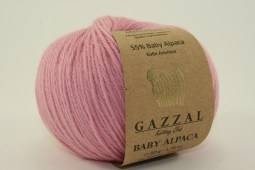 Пряжа Gazzal BABY ALPACA (Цвет: 46007 розовый)