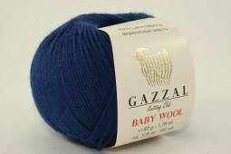 Пряжа Gazzal BABY WOOL (Цвет: 802 т.синий)