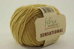 Пряжа Fibra natura SENSATIONAL (Цвет: 40809 св.горчица)