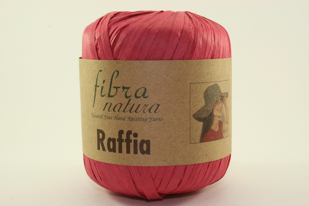 Пряжа Fibra natura RAFFIA (Цвет: 116-06 коралл)