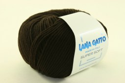 Пряжа Lana Gatto SUPER SOFT (Цвет: 10053 т.коричневый)