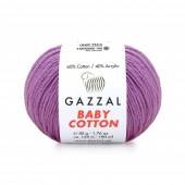 Пряжа Gazzal BABY COTTON (Цвет: 3414 астра)