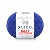 Пряжа Gazzal BABY COTTON (Цвет: 3421 василек)