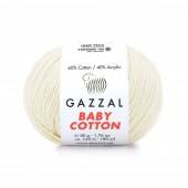 Пряжа Gazzal BABY COTTON (Цвет: 3437 молочный)