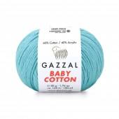 Пряжа Gazzal BABY COTTON (Цвет: 3451 айсберг)