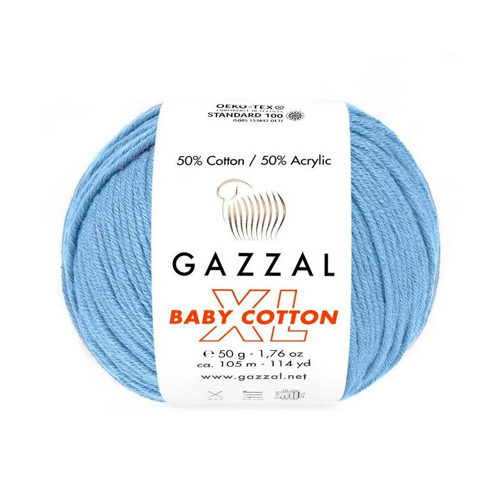 Пряжа Gazzal BABY COTTON XL