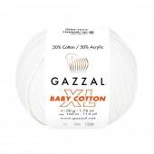 Пряжа Gazzal BABY COTTON XL (Цвет: 3410 белый)