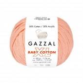 Пряжа Gazzal BABY COTTON XL (Цвет: 3412 персик)