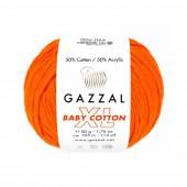 Пряжа Gazzal BABY COTTON XL (Цвет: 3419 оранжевый)