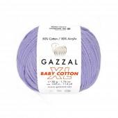 Пряжа Gazzal BABY COTTON XL (Цвет: 3420 светло-сиреневый)