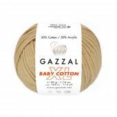 Пряжа Gazzal BABY COTTON XL (Цвет: 3424 бежевый)