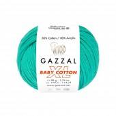 Пряжа Gazzal BABY COTTON XL (Цвет: 3426 светлый изумруд)