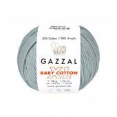 Пряжа Gazzal BABY COTTON XL (Цвет: 3430 серый)