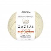 Пряжа Gazzal BABY COTTON XL (Цвет: 3437 молочный)