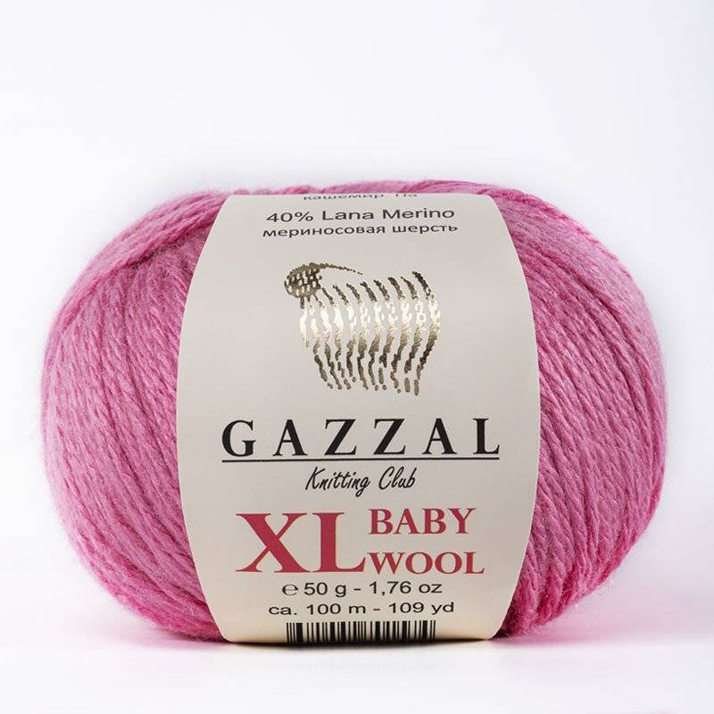 Пряжа Gazzal BABY WOOL XL