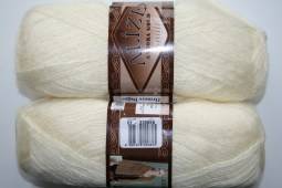 Пряжа Alize ANGORA GOLD SİMLİ (Цвет: 01 кремовый)