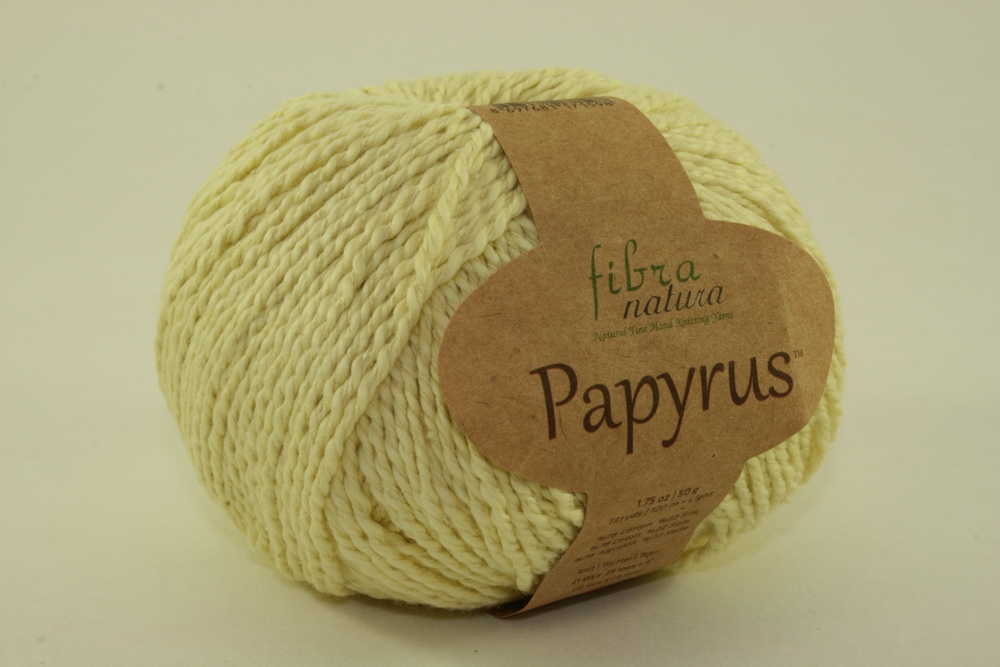 Пряжа Fibra natura PAPYRUS (Цвет: 229-03 светлый лимон)