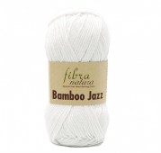 Пряжа Fibra Natura BAMBOO JAZZ (Цвет: 201 белый)