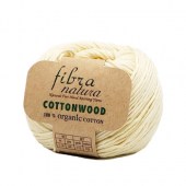 Пряжа Fibra Natura COTTONWOOD (Цвет: 41124 сливочный)