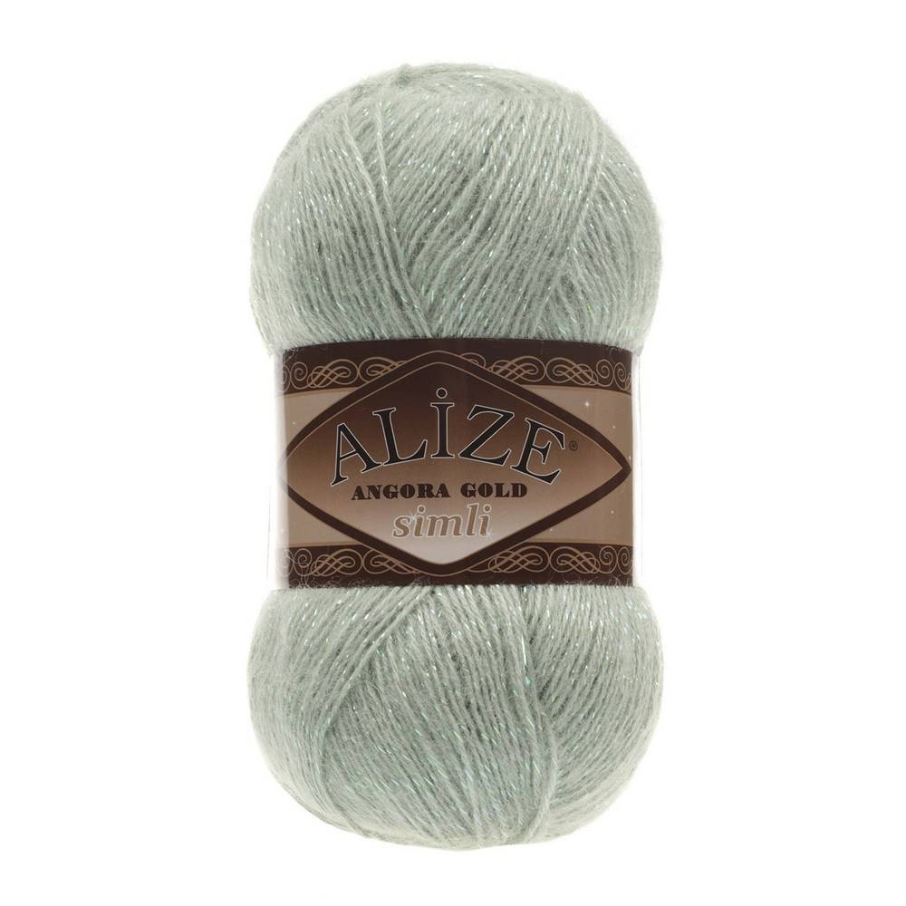 Пряжа Alize ANGORA GOLD SİMLİ (Цвет: 515 миндаль)