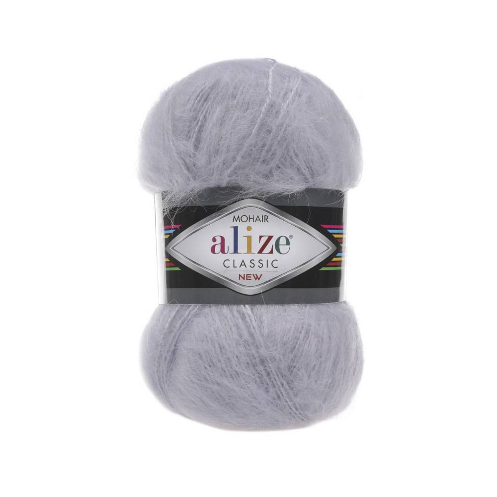 Пряжа Alize MOHAIR CLASSIC (Цвет: 52 светло-серый)