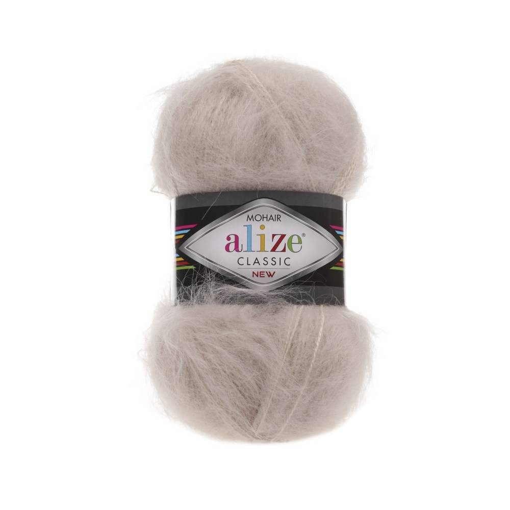 Пряжа Alize MOHAIR CLASSIC (Цвет: 67 молочно-бежевый)