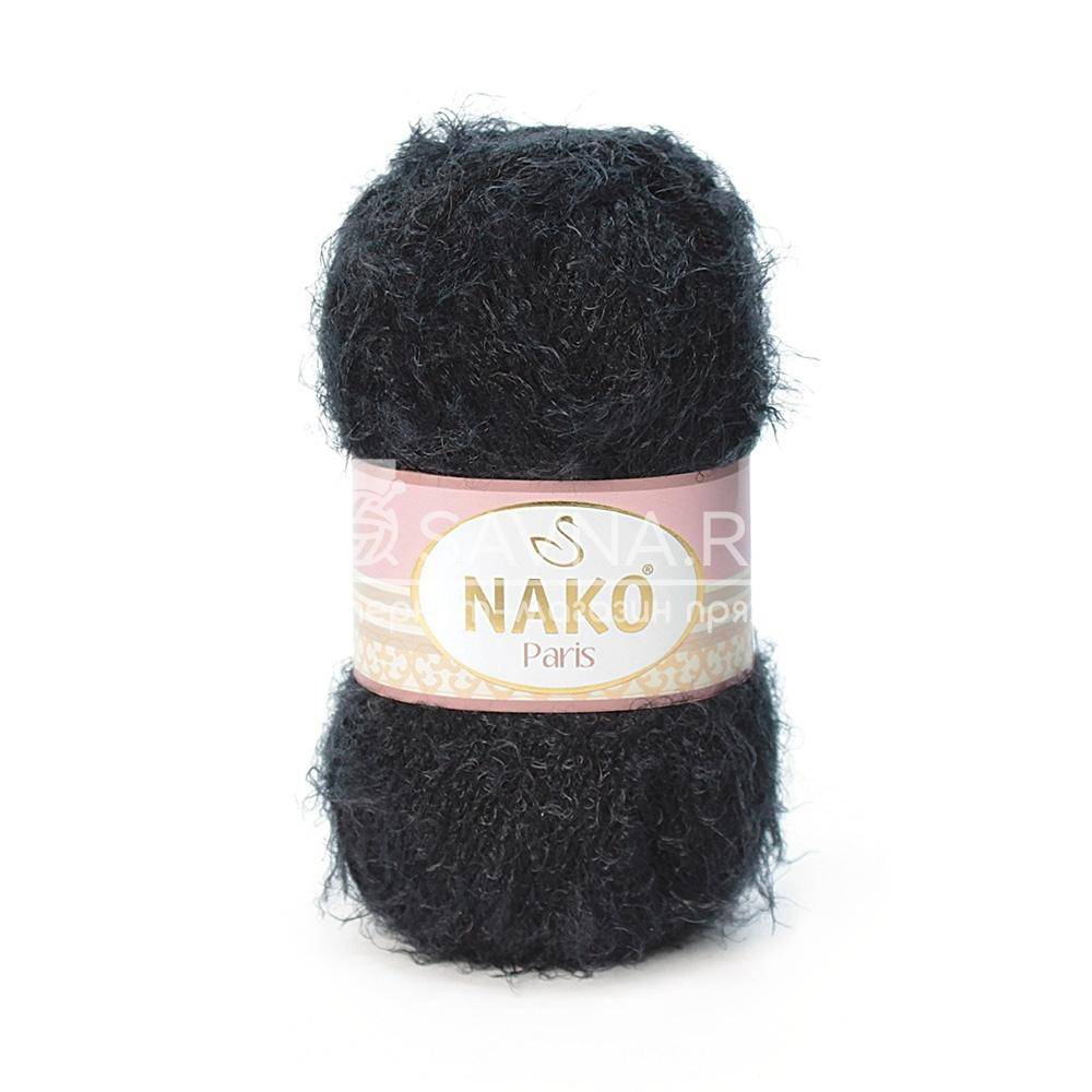Пряжа Nako PARIS (Цвет: 217 черный)